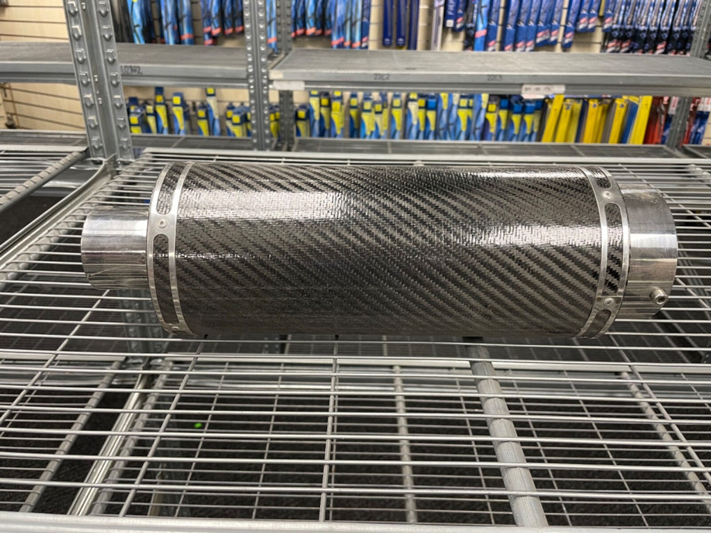 UNIVERSAL ROUND EXHAUST BACK BOX SILENCER MUFFLER  RESONATOR STAINLESS