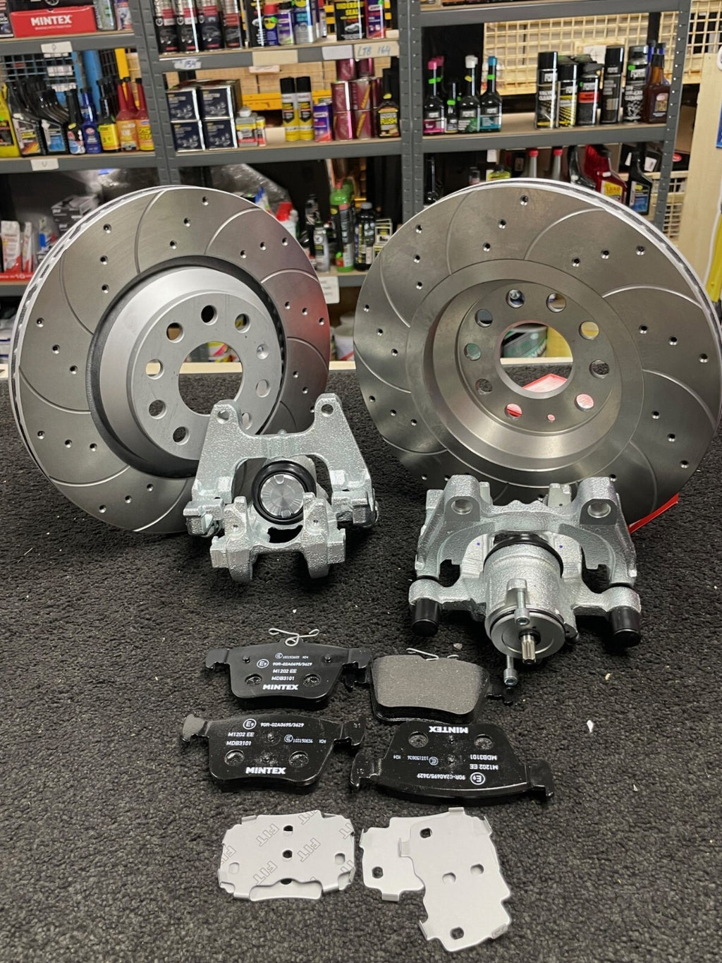 SEAT LEON ARTEON SCIROCCO TIGUAN VENTED REAR  BRAKE DISC CONVERSION  310M VENTED