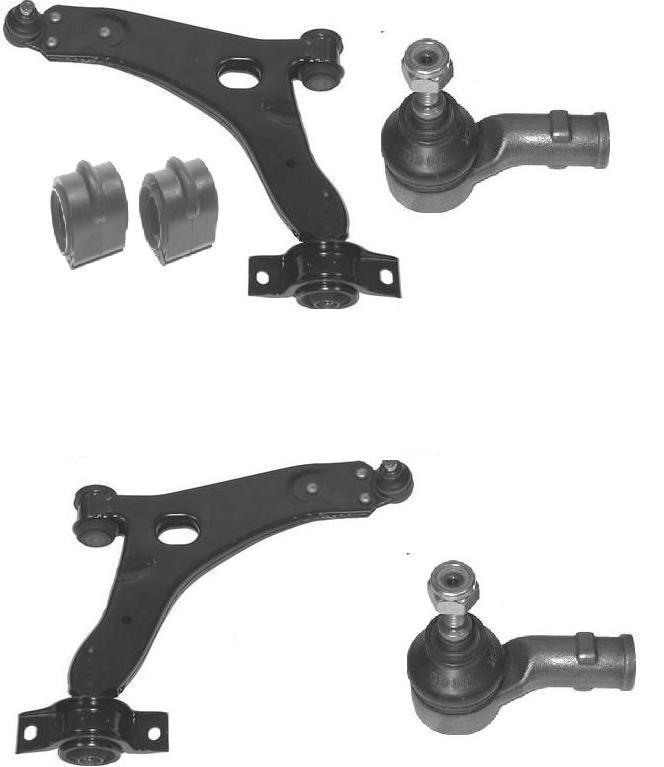 FORD FOCUS MK1 1998-2004 LOWER WISHBONE ARM ANTI ROLL BAR BUSH TRACK ROD END X2