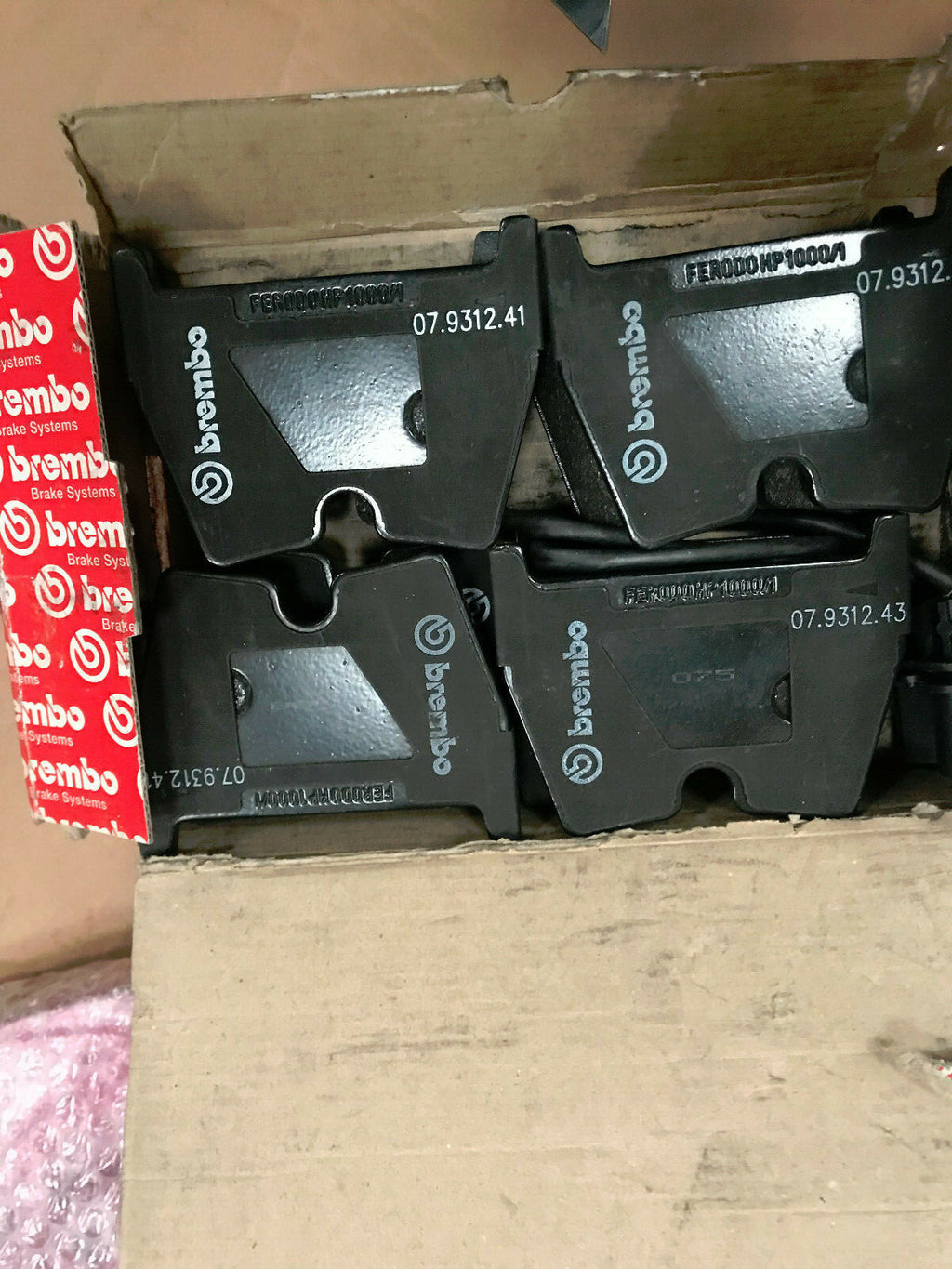 LAMBORGHINI MURCIELAGO  FRONT BRAKE PADS GENUINE ORIGINAL 0031016774