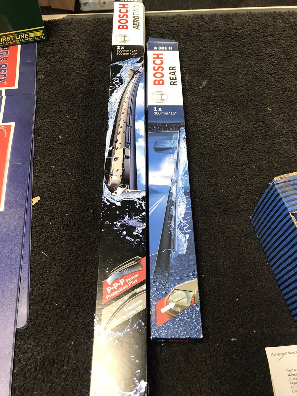 VAUXHALL ASTRA J K MK6 WIPER BLADES BOSCH AERO FRONT REAR
