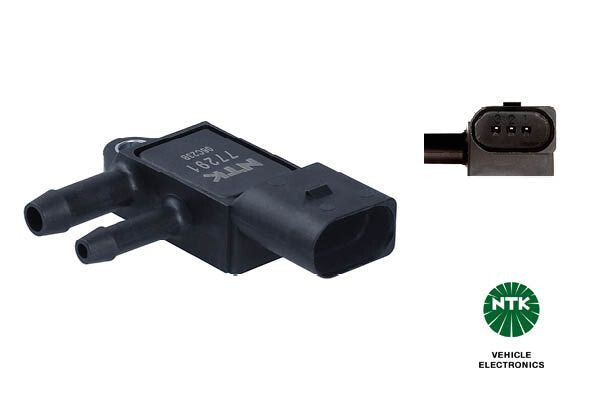 1 X NTK NGK 77291 EPD3-D004 EXHAUST PRESSURE SENSOR  FOR AUDI FOR SEAT FOR SKODA