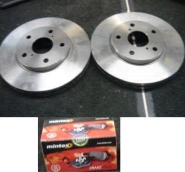 SEAT LEON 1.8 1.8T CUPRA NEW FRONT BRAKE DISCS & MINTEX BRAKE PADS 312MM DISC