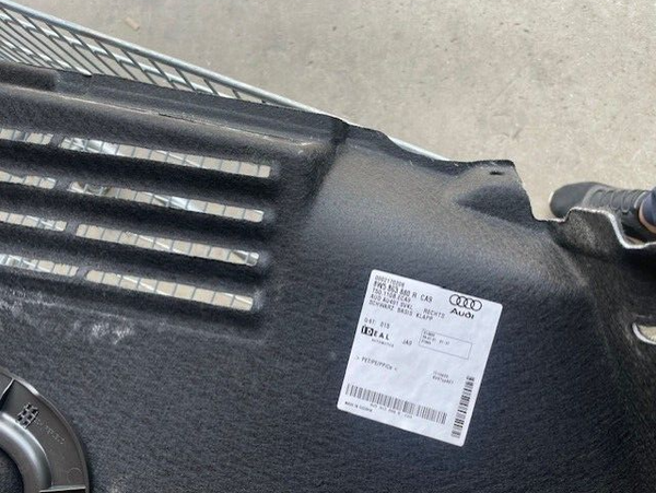 AUDI A4 S4 B9 2016-23 DRIVERS SIDE OS  REAR BOOT COVER PANEL  8W5863880J