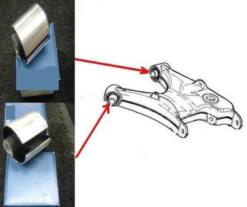 BMW 5 AND 7 SER E39 AND E38 AXLE TRAILING SWINGING ARM BUSHS FOR ONE SWING ARM