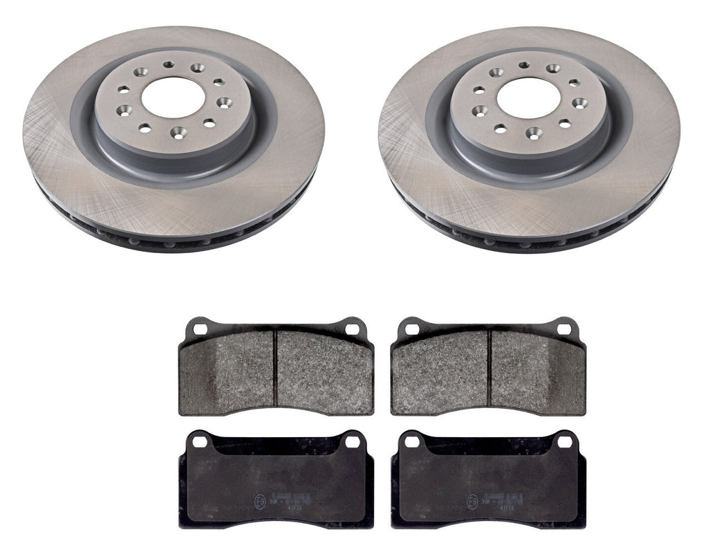 FOR JAGUAR 4.2 XK R AUTO  FRONT BRAKE DISCS WITH PADS