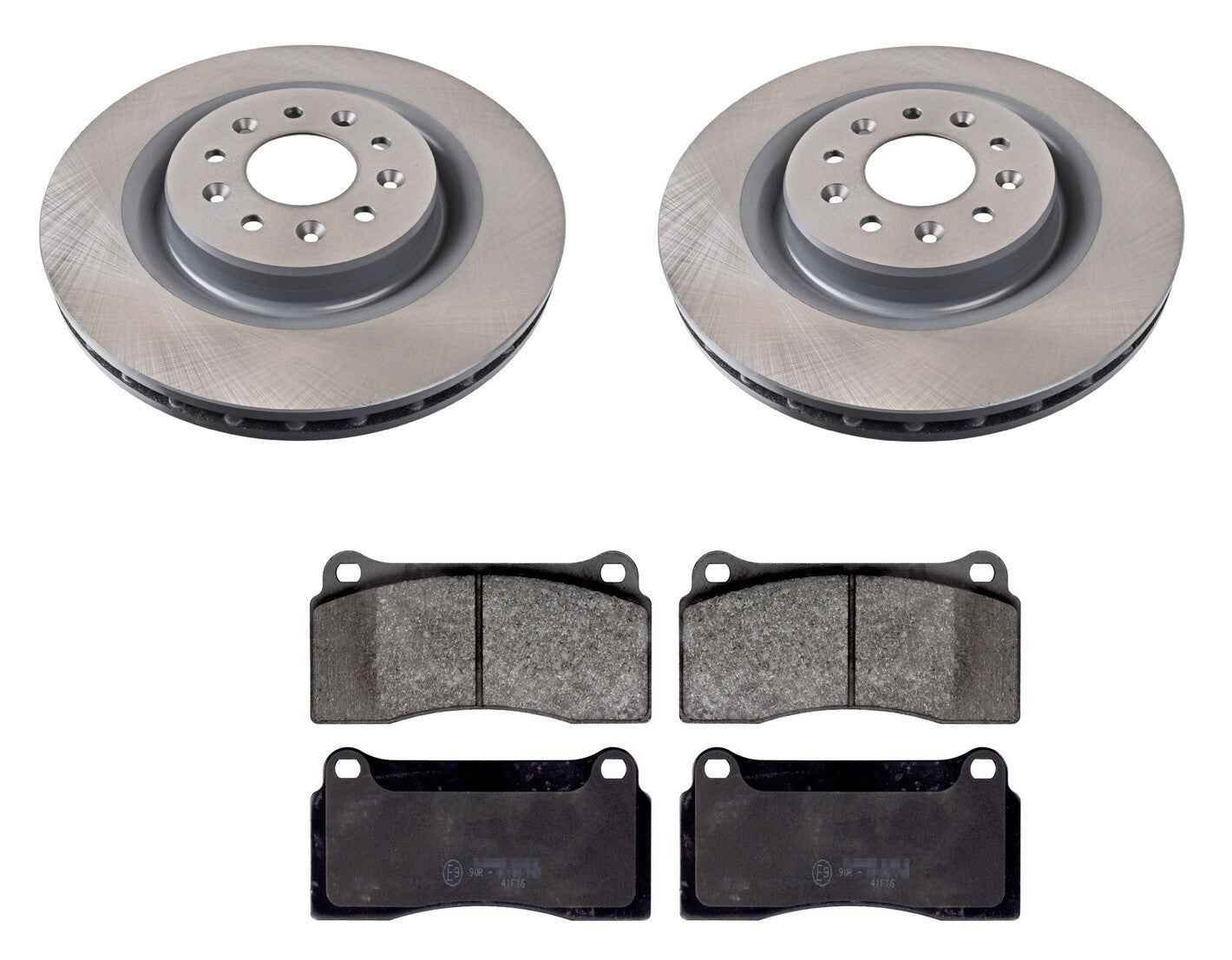 FOR JAGUAR 4.2 XK R AUTO  FRONT BRAKE DISCS WITH PADS