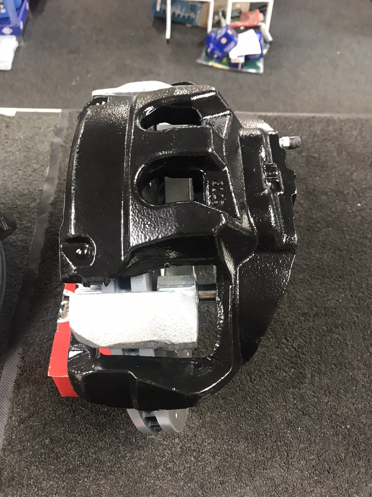 VW TRANSPORTER T5 T6 FRONT BRAKE CALIPERS 17" 340mm CONVERSION KIT BLACK