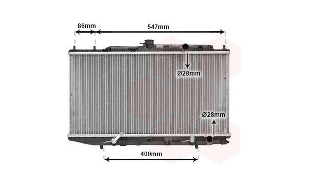 FIT FOR HONDA CIVIC 1.4 AUTOMATIC RADIATOR 19010PM2G51