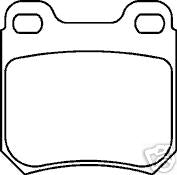 CARLTON OMEGA SENATOR VECTRA MINTEX REAR BRAKE PADS NEW