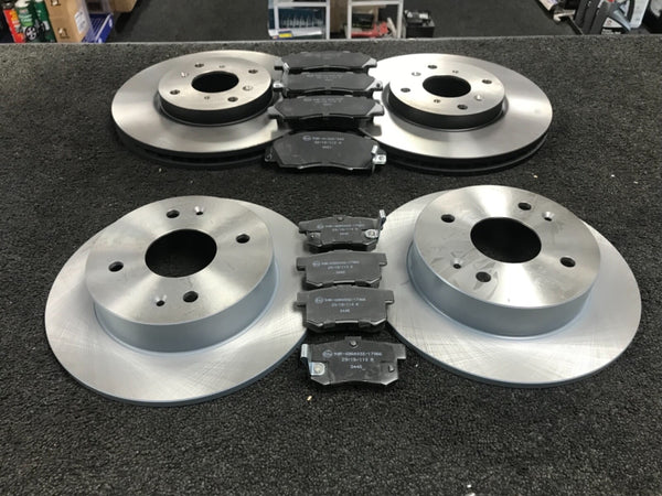 FOR HONDA ACCORD COUPE ES 1998>2002 BRAKE DISC FRONT REAR BRAKE DISC BRAKE PADS