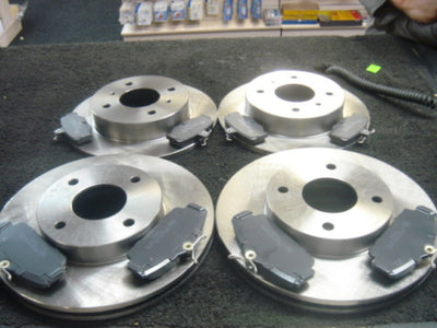 FOR NISSAN ALMERA N16 1.5 1.8 2.2 BRAKE DISCS & PADS FRONT REAR +ABS 