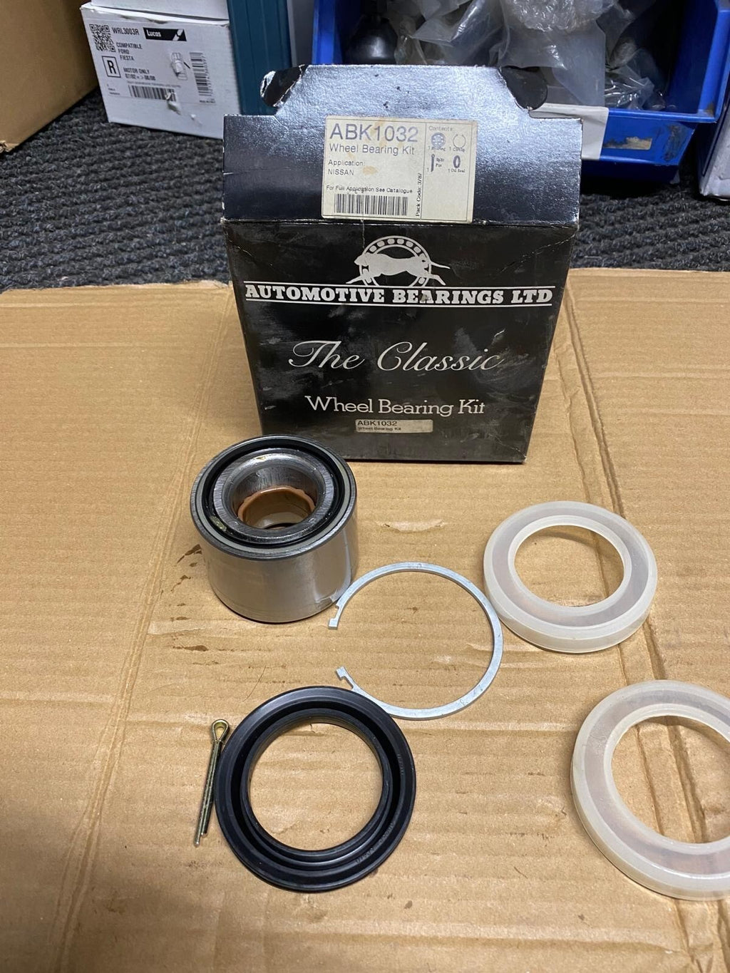 FRONT WHEEL BEARING KIT FITS NISSAN SUNNY 1.8 GTI CA18D B12