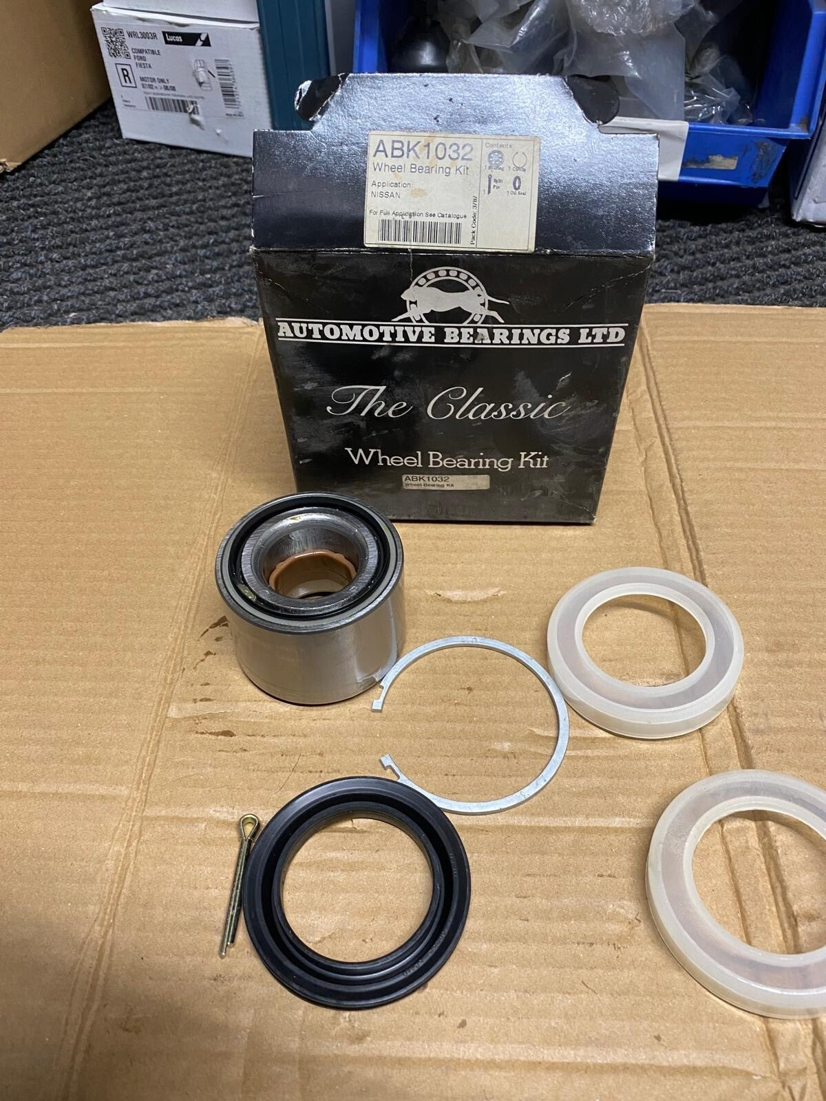 FRONT WHEEL BEARING KIT FITS NISSAN SUNNY 1.8 GTI CA18D B12