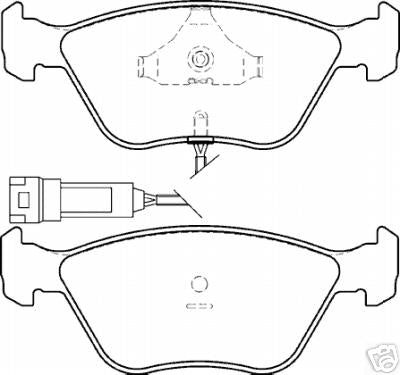 FORD COUGAR  2.5 V6   MINTEX BRAKE DISCS+PADS
