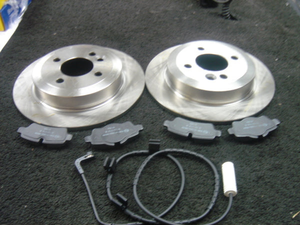 BMW Z4 SI SPORT COUPE 3.0 E86 REAR MINTEX 294MM DISCS PADS AND SENSORS 