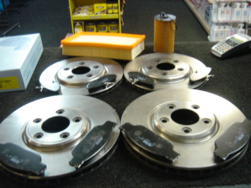 JAGUAR S TYPE 2.7TD FRONT REAR BRAKE DISC PADS OIL AIR 
