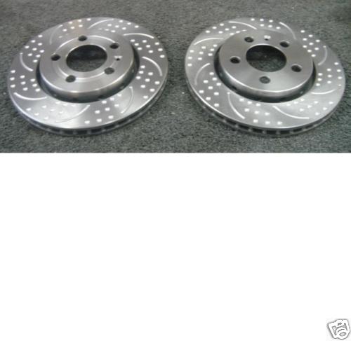 FOR HONDA INTEGRA TYPE R DC5  BRAKE DISC BREMBO DIMPLED GROOVED FRONT REAR