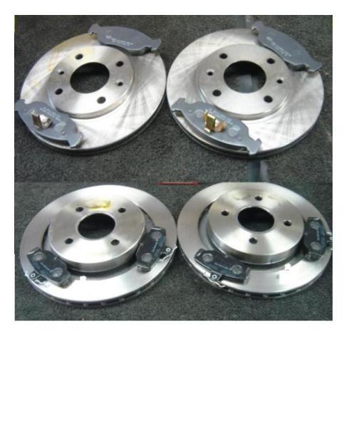 FOR FORD MONDEO ST24 COUGAR FRONT REAR BRAKE DISC BRAKE PADS NEW