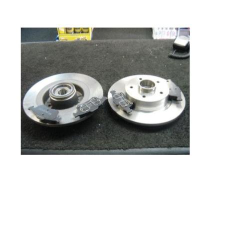 RENAULT  VEL SATIS  REAR BRAKE DISC DISCS & BEARING WITH REAR PAD PADS 