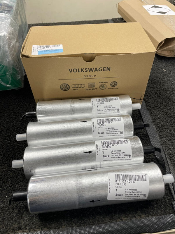 A4 B8 2.0 2.7 3.0TDI quattro DIESEL FUEL FILTER DIESEL GENUINE 8T0127401A X4