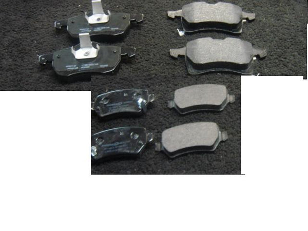 ASTRA H MK5 ZAFIRA MK2 2005 ON FRONT REAR BRAKE PADS 