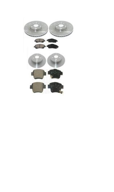 AVENSIS 2.0D4D 1999-03 BRAKE DISCS PADS FRONT REAR 