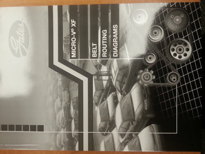 GATES MICRO-V XF BELT ROUTING DIAGRAMS MANUAL FOR AUDI BMW VW AND MANY MORE