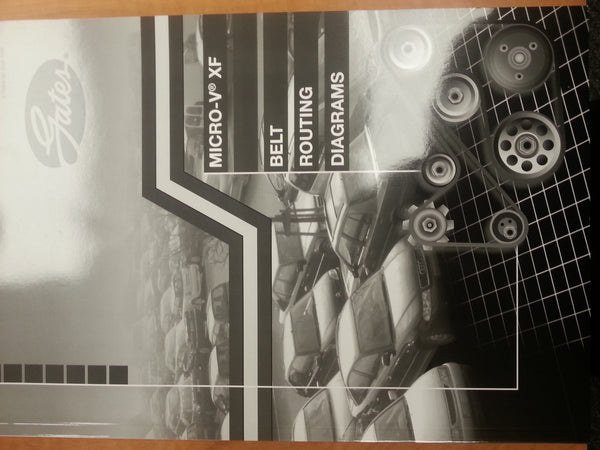 GATES MICRO-V XF BELT ROUTING DIAGRAMS MANUAL FOR AUDI BMW VW AND MANY MORE