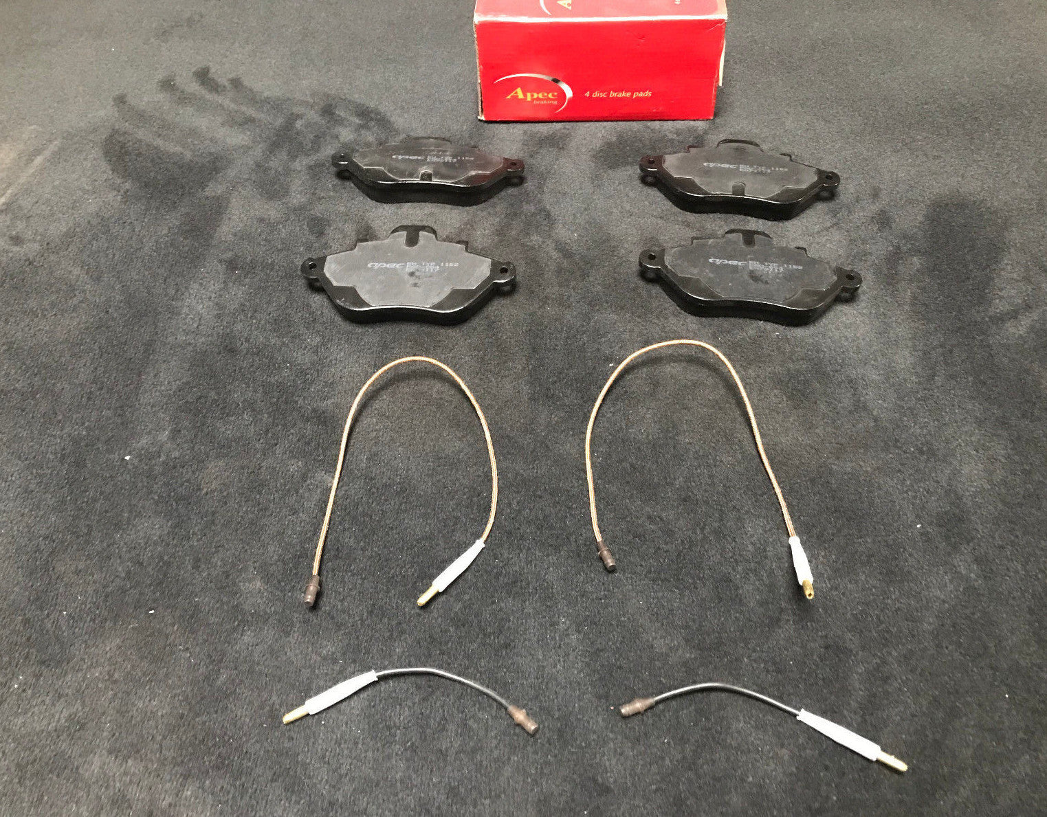 FOR PEUGEOT 605 2.0 1990-1995 REAR APEC BRAKE PAD SET 
