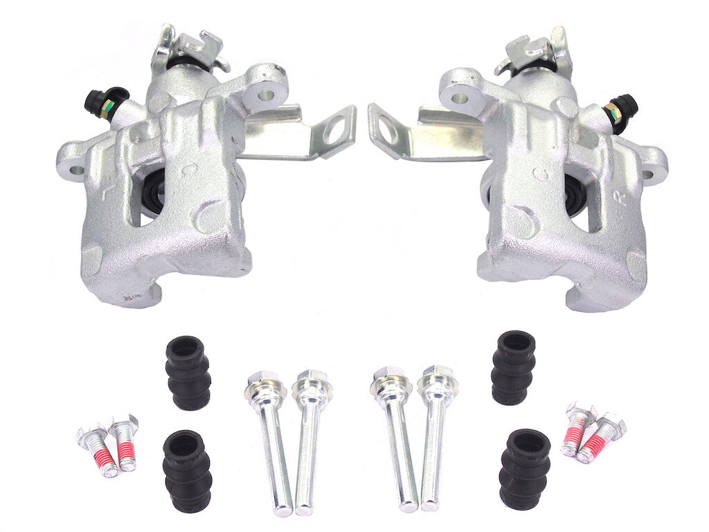 2 REAR BRAKE CALIPER +BRACKET SLIDER PINS CIVIC 1.4DSi  VTEC 2.2i-CTDi 2006-12 