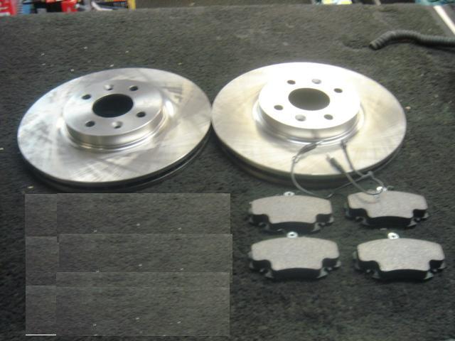 RENAULT MEGANE BRAKE DISCS BRAKE PADS FRONT 238M VENTED
