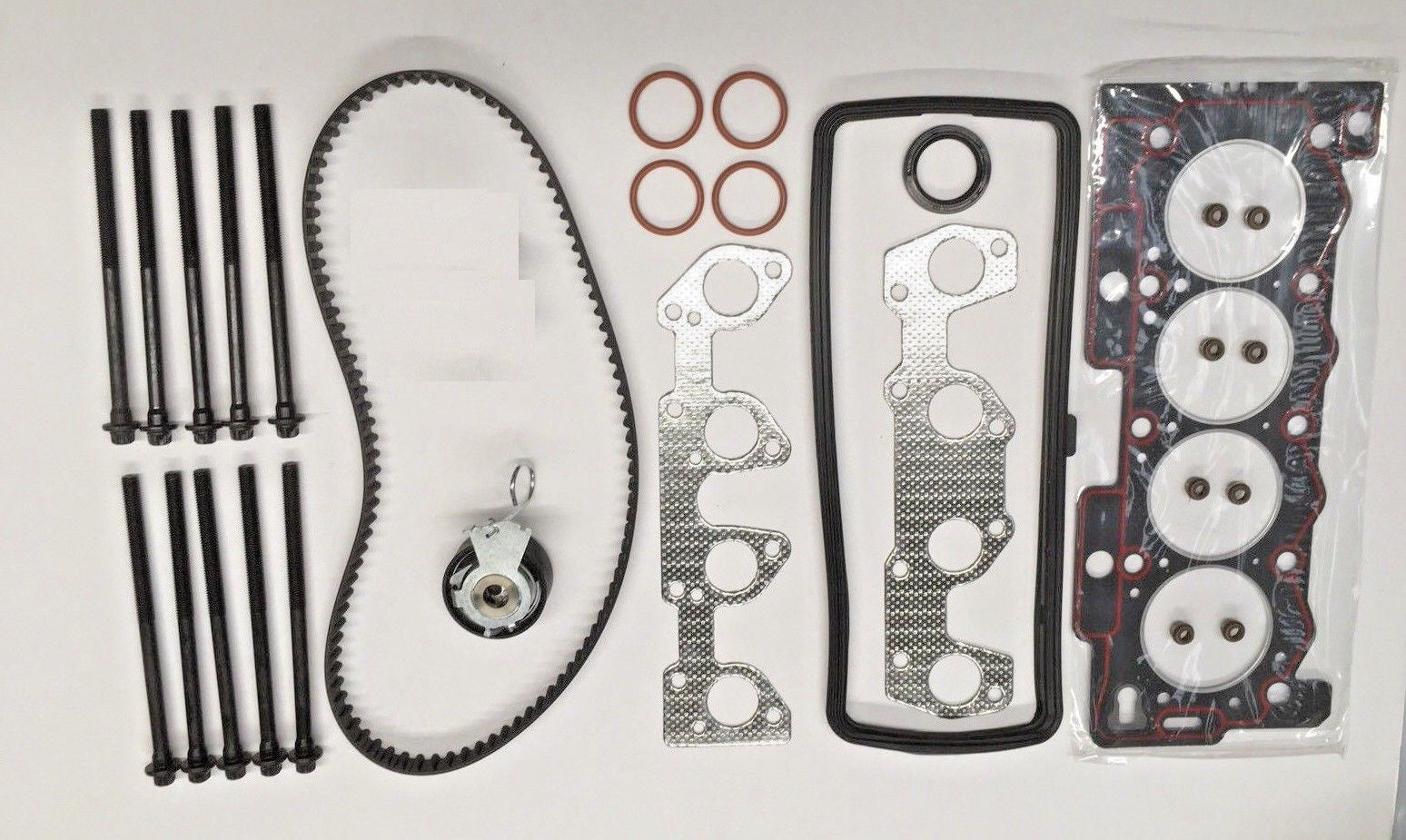 FOR PEUGEOT 206 307 CITROEN BERLINGO 1.4 HEAD GASKET SET BOLTS TIMING BELT KIT 