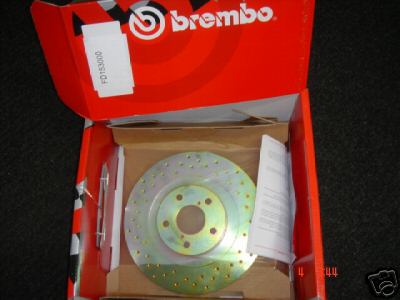 FOR IMPREZA WRX FORESTER LEGACY BREMBO DRILLED BRAKE DISCS