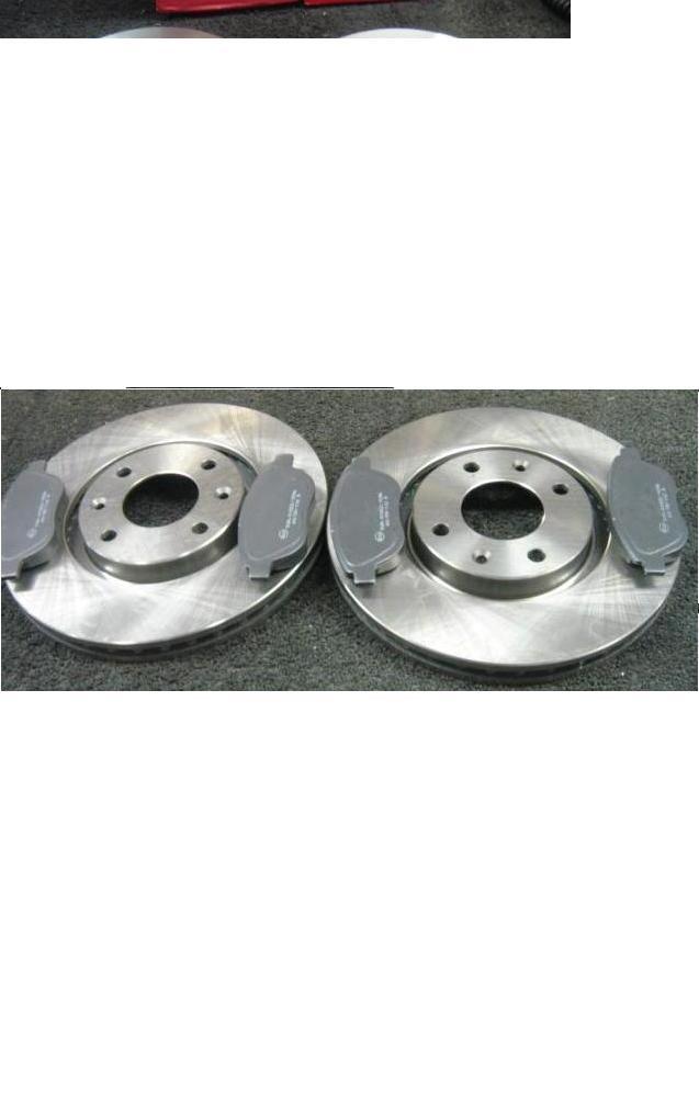 CITROEN C4 GRAND PICASSO 1.6 1.8 2.0 FRONT BRAKE DISC BRAKE PADS 283MM