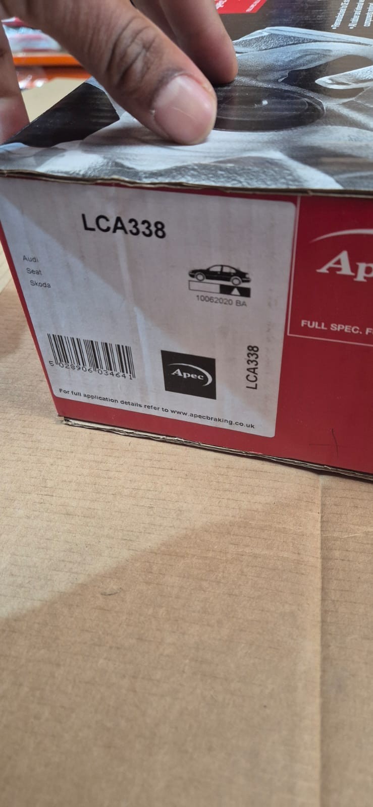 REAR NS LH BRAKE CALIPER FITS AUDI A3 8P TT 8J ALTEA 5P LEON VW EOS 282MM DISCS