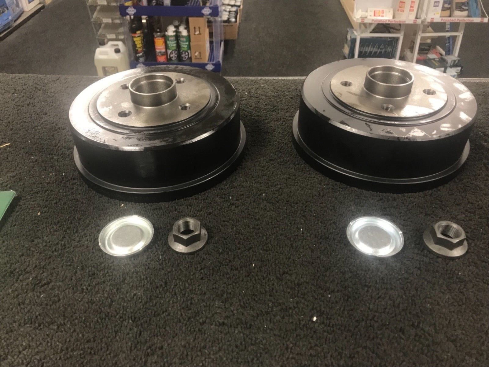VAUXHALL CORSA C COMBO TIGRA 2 REAR BRAKE DRUM WHEEL BEARING FITTED  ABS RING