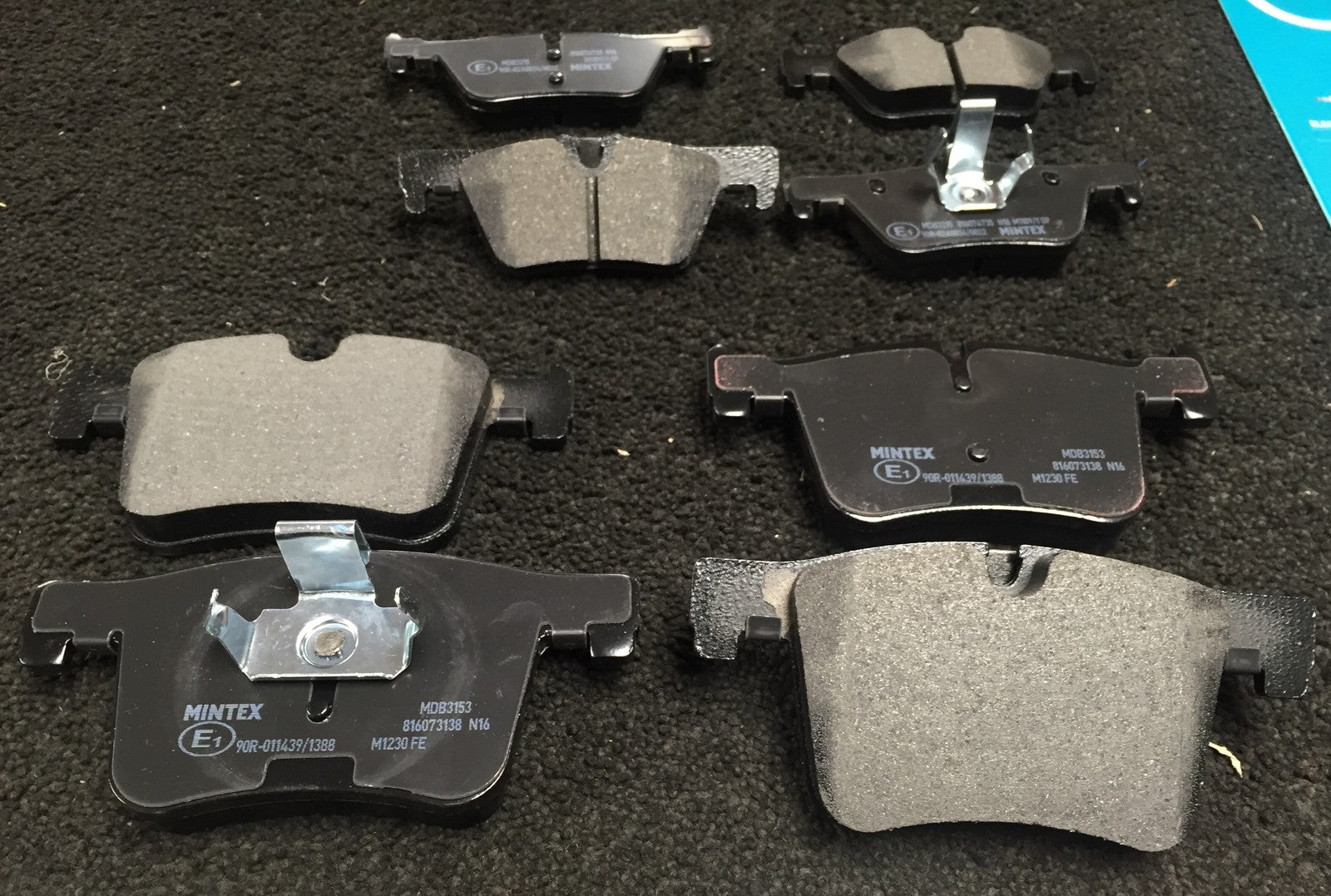 New BMW 3 Series F30 320d Genuine mintex front and Rear Brake Pads Set