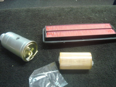 FOR HONDA ACCORD 2.2CDTI 2003-2008 OIL  AIR  FUEL FILTER SERVICE KIT 