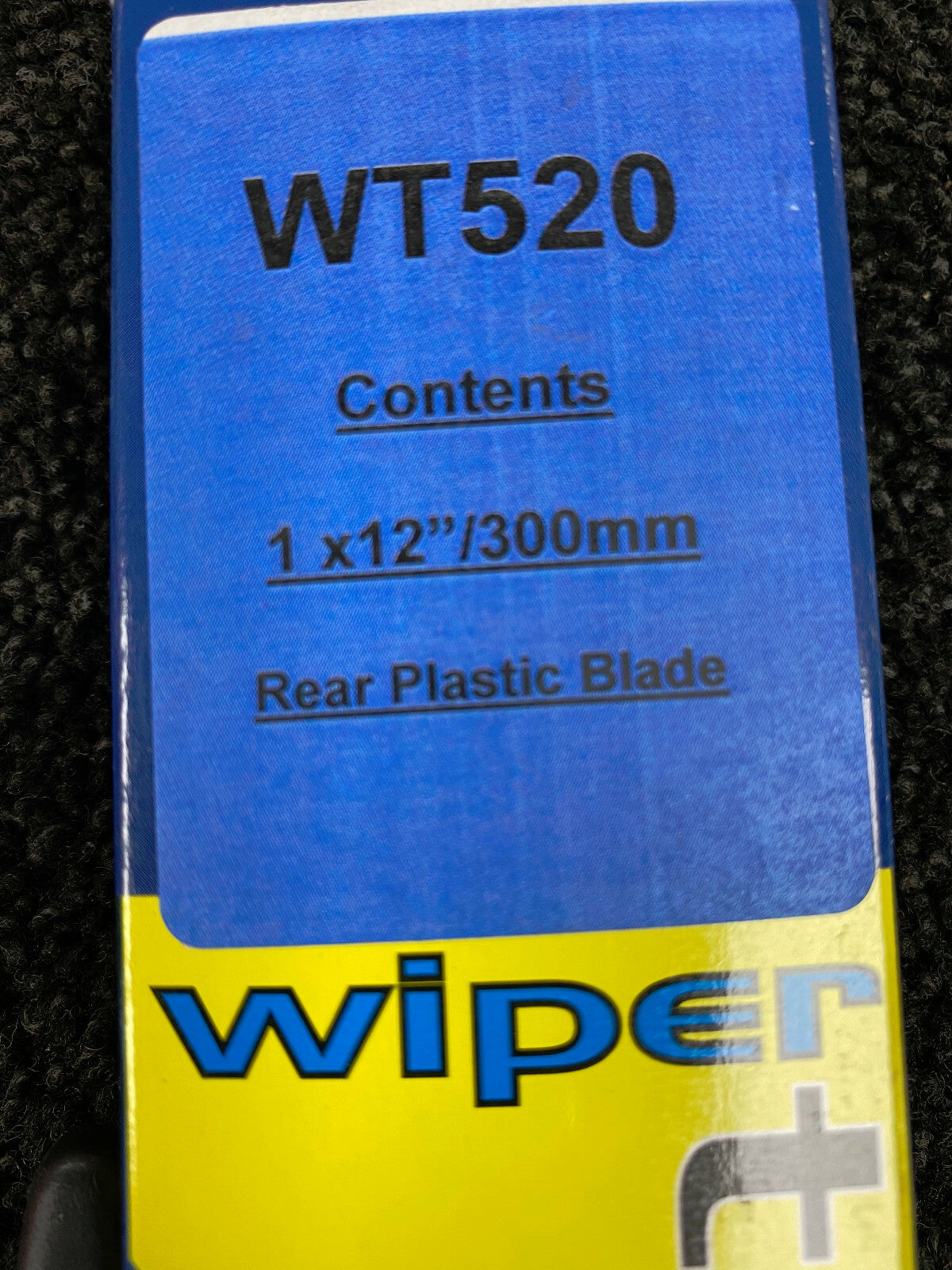 FOR ALFA ROMEO MiTo CITROEN C3 DACIA DUSTER REAR PLASTIC BLADE 1X12"/300MM
