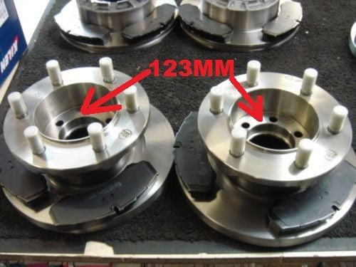 FOR IVECO DAILY 50C13 40C13 35S13 BRAKE DISC BRAKE PADS FRONT CENTER DIA 123