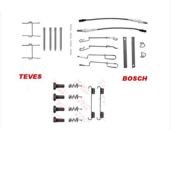 FOR VITO W638 V CLASS V200 V220 REAR HANDBRAKE SHOE BRAKE PADS FITTING KIT 