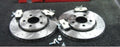 AUDI TT 1.8T QUATTRO 225 BRAKE DISCS REAR  DRILLED GROOVED MINTEX BRAKE PADS 