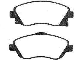 CORSA MERIVA TIGRA COMBO LCV 00 FRONT MINTEX BRAKE PADS