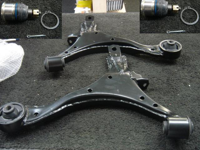 FOR CRV MK2 2002-2006 2 LOWER WISHBONE ARM COMPLETE WITH BALL JOINT LH RH PAIR