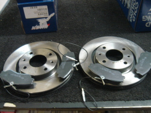 CITROEN XSARA PICASSO 00->ON XANTIA FRONT DISCS & PADS