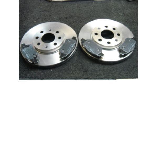 VAUXHALL CORSA C 1.0 1.2 2000-06 FRONT BRAKE DISC BRAKE  PADS SOLID