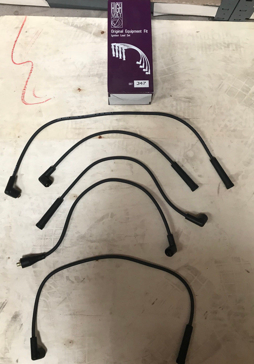IGNITION LEAD SET FIT MAZDA 121 323 KIA PRIDE PRIARIE VIOLET BEDFORD MIDI