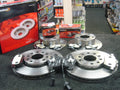 AUDI A6 ALLROAD 2.5TDi C5 4B 2000-2005 BRAKE DISC BRAKE PADS FRONT REAR MINTEX