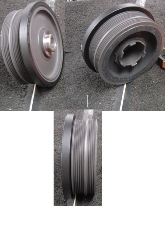 BMW 318D 320D E46 E91 CRANKSHAFT DAMPER PULLEY AUXILIARY FAN AC BELT 